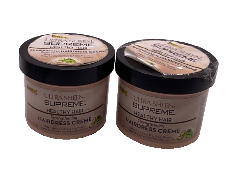 (2 Pack) Ultra Sheen Supreme Healthy Hair Strengthening Hairdress Creme/4oz