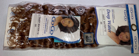 Coco Collection 100% Human Hair Deep Water/Color 30/ (12 inches)