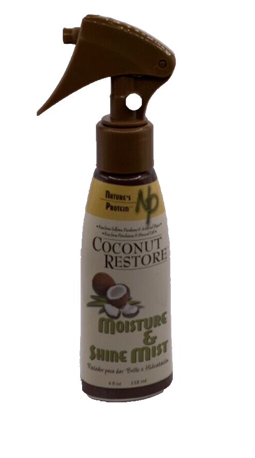 NATURES PROTEIN COCONUT RESTORE SHINE MIST 4 Oz