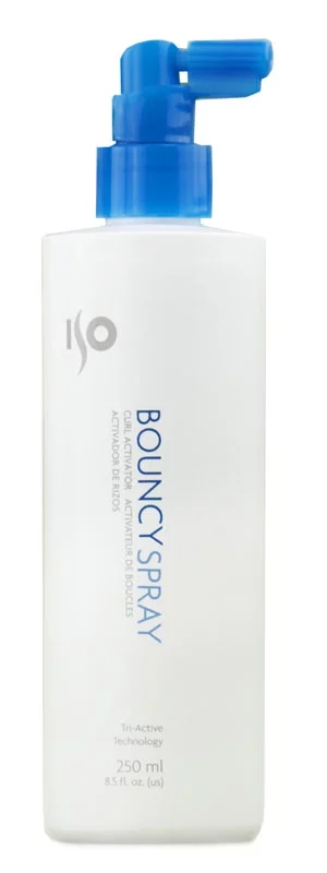 ISO Bouncy Curl Activator Spray, 8.5 oz (250 ml), New Without Box.