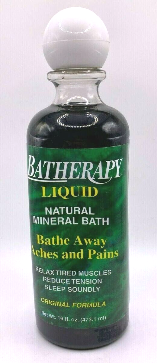 Batherapy Liquid Natural Mineral Bath Original Formula Queen Helene 16 oz Sealed