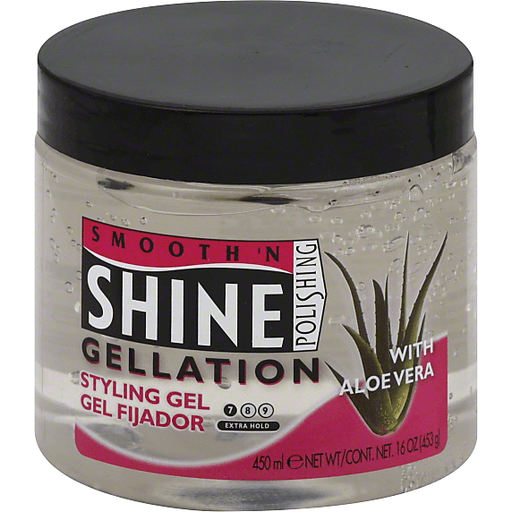 Smooth N Shine Gellation Styling Gel Aloe Vera Extra Hold #7 - 16 oz