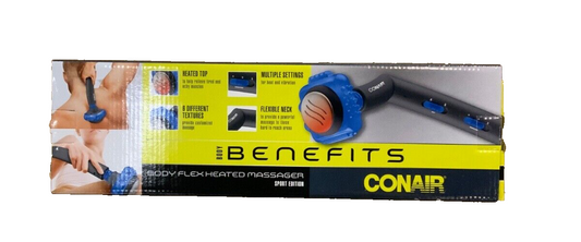 Conair Body Benefits Flex w Heated Wand Massager New In Box