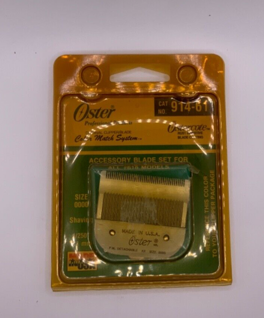 Oster Accessory Blade All #616 Models Size 0000 Shaving 1/250” 0.1mm 91461