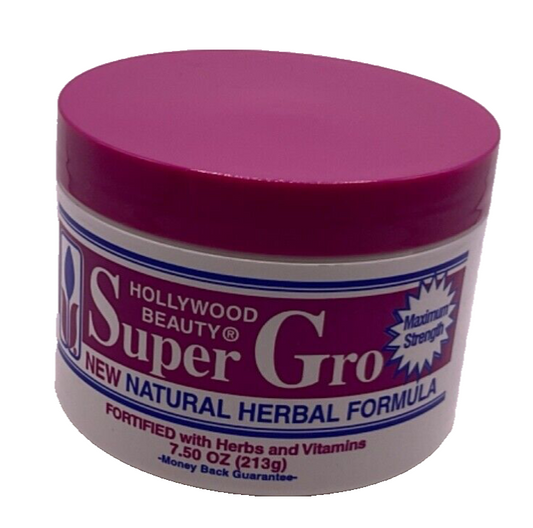 Hollywood Beauty Super Gro Pomade Herbal Formula / 7.50oz