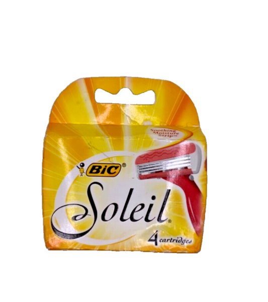 Bic Soleil 4 Cartridges Smooth Shave Enriched With Aloe & Shea Butter
