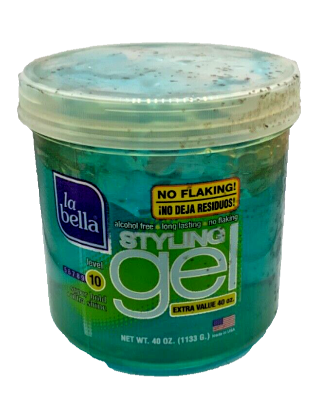 La Bella Styling Gel #10 Super Hold No-Flaking 40oz