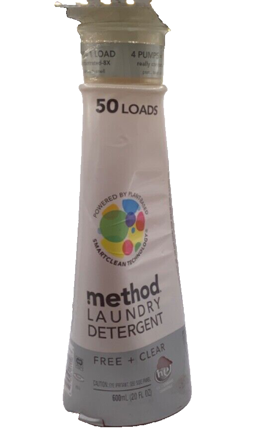 Method Plant-Based Laundry Detergent Free + Clear 20 fl oz
