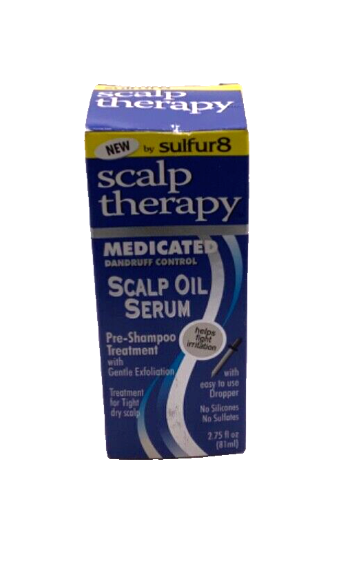 Sulfur8 Scalp Therapy Medicated Dandruff Control Scalp Oil Serum 2.75oz