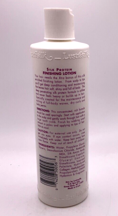 Lustrasilk Right On Xtra Silk Protein Finishing Lotion 12 fl oz