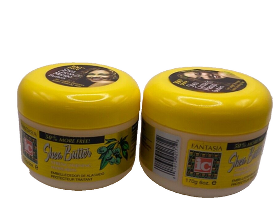 (2) Fantasia IC Shea Butter Strengthening Hairdress / 6oz