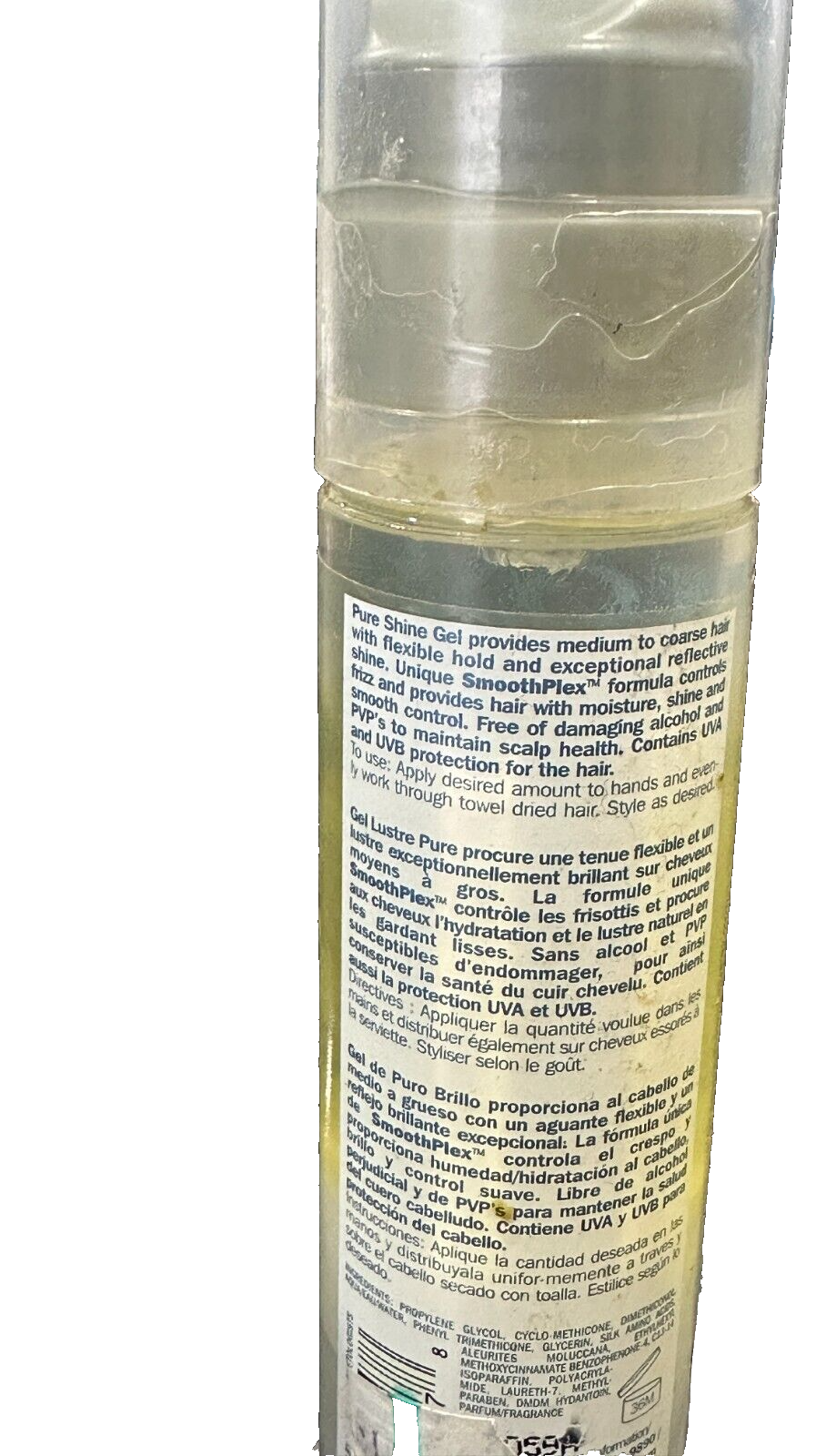 (2) Nioxin Smoothing Reflectives Pure Shine Gel, Medium To Coarse Hair, 3.4 Oz