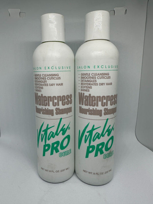 (2) Vitale Pro Cure Watercress Nourishing Shampoo - 8 fl oz