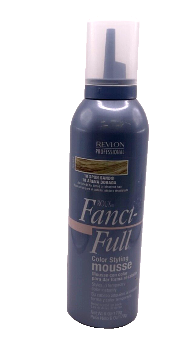 Roux Fanci-Full Color Styling Mousse #18 Spun Sand / 6oz *ORIGINAL FORMULA