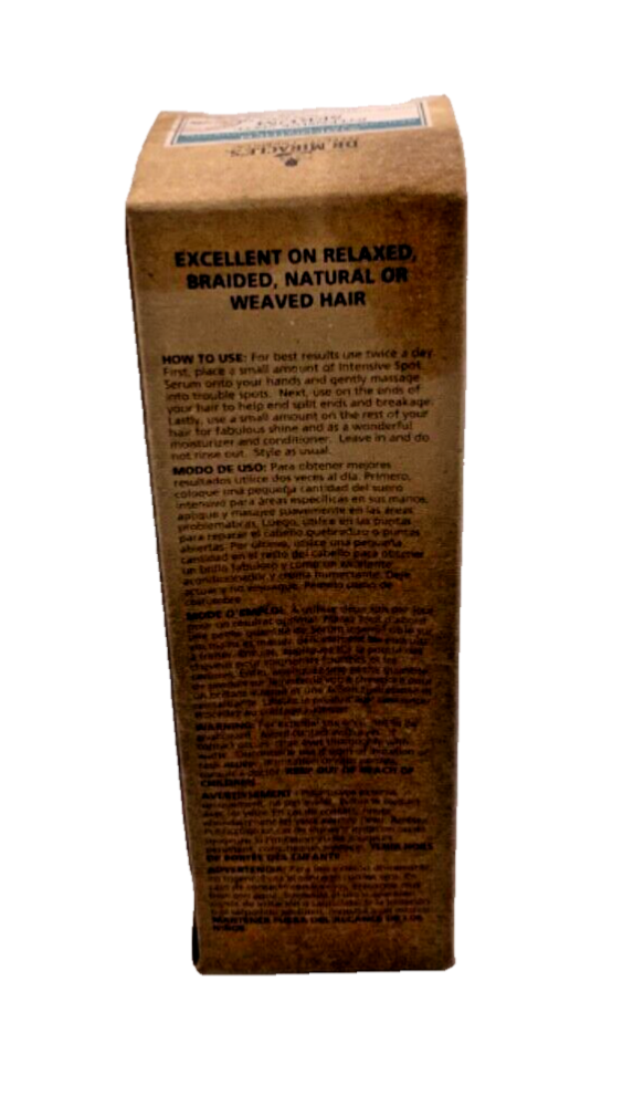 Dr. Miracles "Feel It" Formula Intensive Spot Serum Fights Dryness, Breakage 4oz