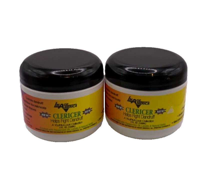 (2 PACK) Image America Clericer Helps Fight Dandruff Scalp Pomade 4oz