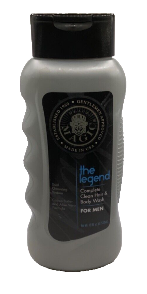 Black Magic The Legend Complete Clean Hair & Body Wash For Men 18oz