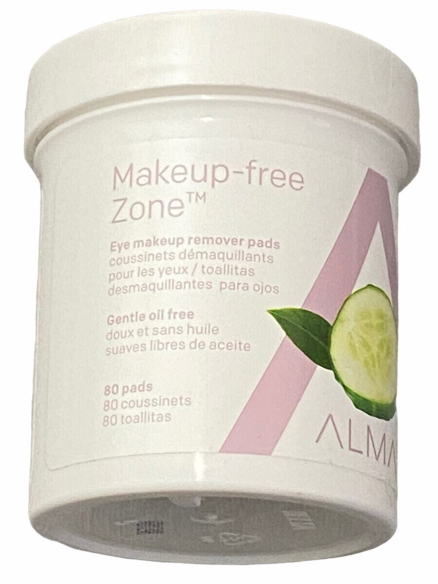 Almay Makeup Free Zone Eye Makeup Remover Pads Oil Free 80ct