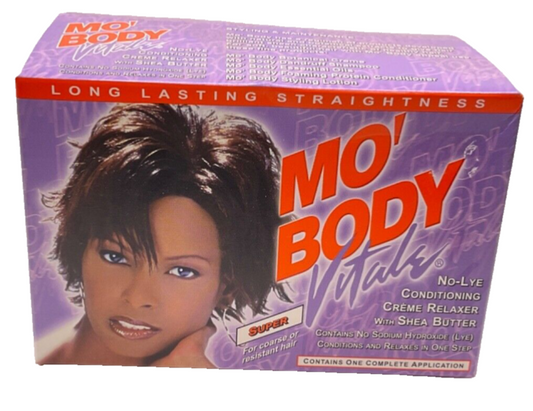 Vitale Mo' Body No-Lye Conditioning Creme Relaxer with Shea Butter-Super