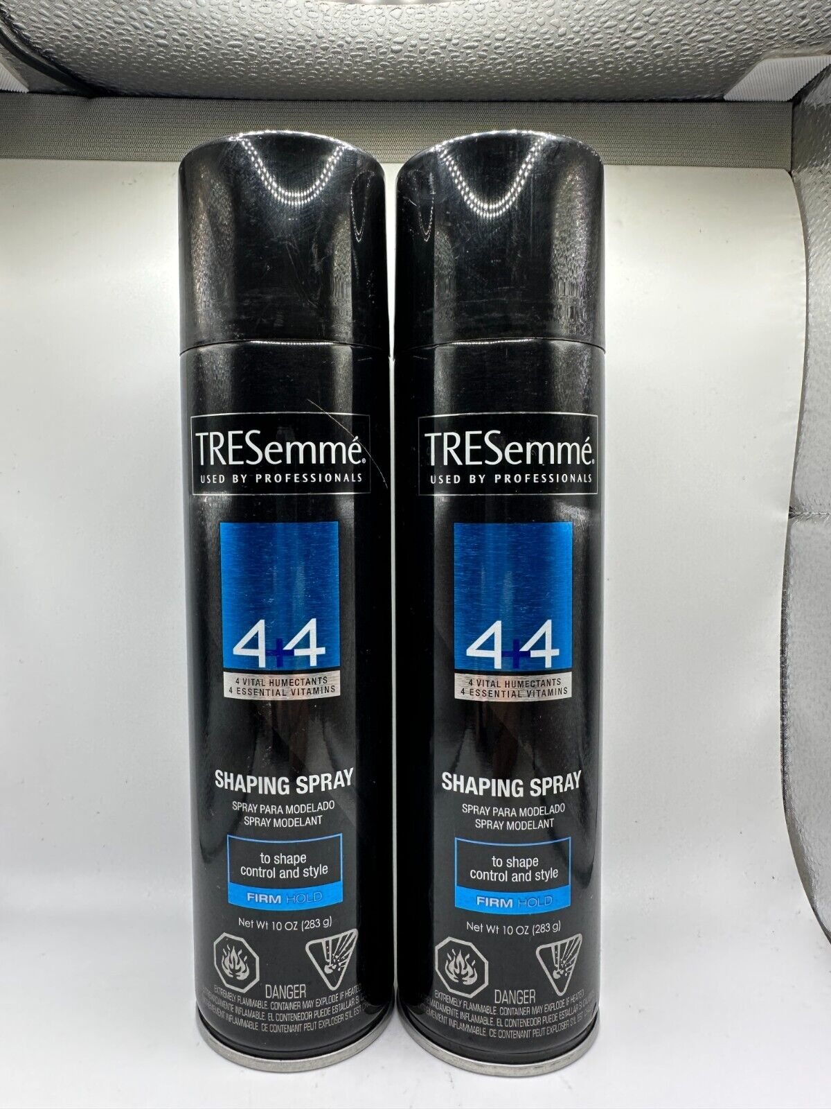 (2) TRESEMME 4+4 Shaping HAIR SPRAY Firm Hold 10 OZ NEW