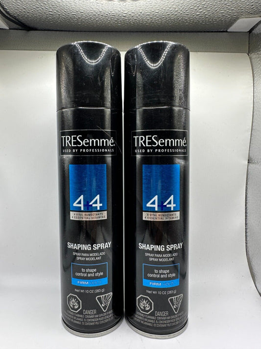 (2) TRESEMME 4+4 Shaping HAIR SPRAY Firm Hold 10 OZ NEW
