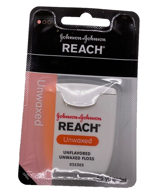 Johnson & Johnson Reach Unwaxed Floss / 55yd