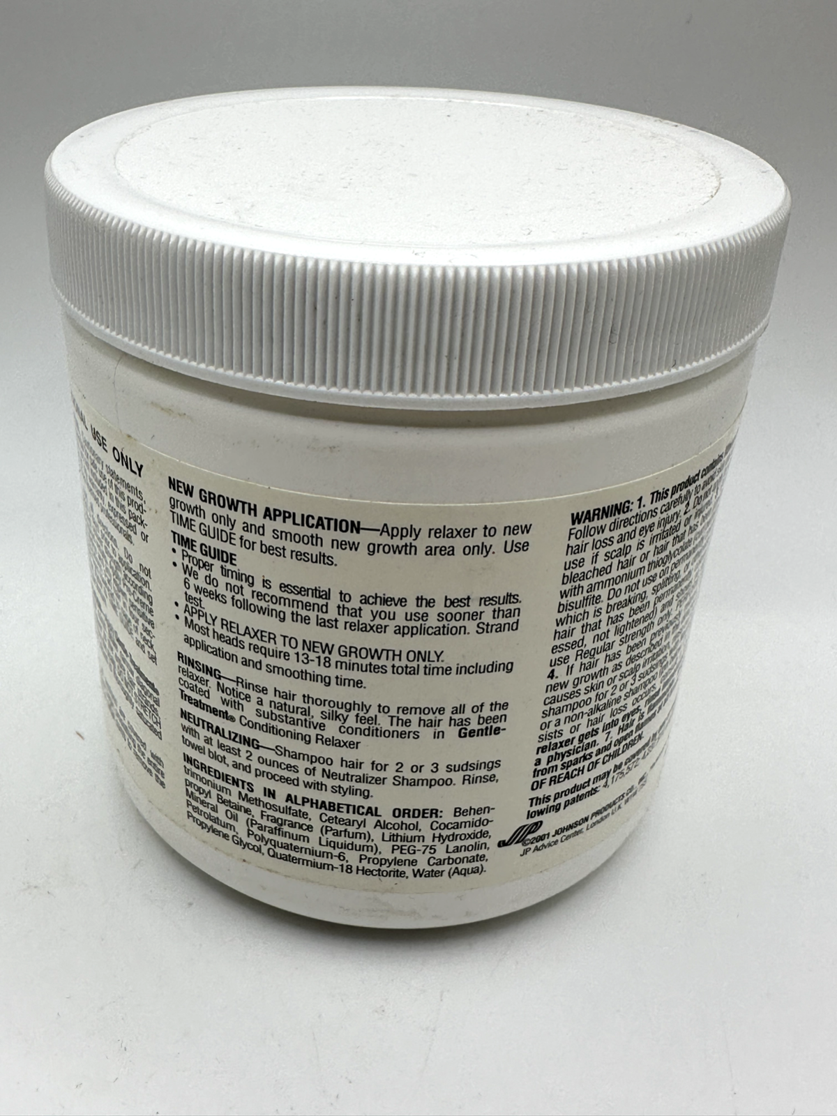 Johnson Products Gentle Treatment Super No Mix No Lye Conditioning Relaxer 15 oz