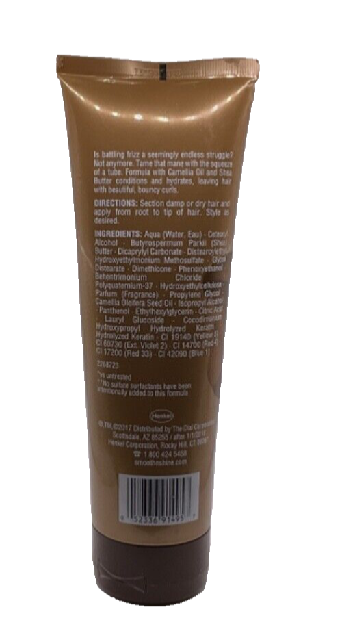 Schwarzkopf Smooth n Shine Camellia Oil Shea Butter Curl Styling Custard 8.5 oz