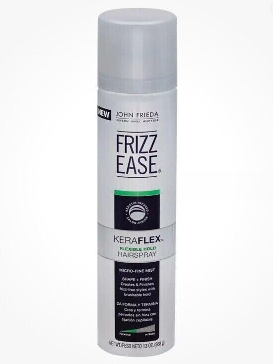 (1) John Frieda Frizz Ease Keraflex Flexible Hold Hairspray, 13 oz