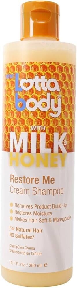 Lotta Body with Milk Honey Restore Me Cream Shampoo/10.1 oz