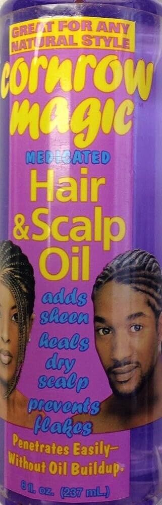 Cornrow Magic Medicated Hair & Scalp Oil / 8 fl oz