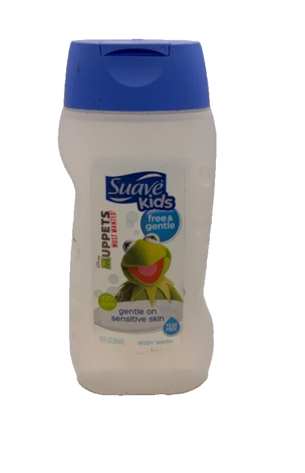 Suave Kids Muppets Most Wanted Free & Gentle On Sensitive Skin 12 oz