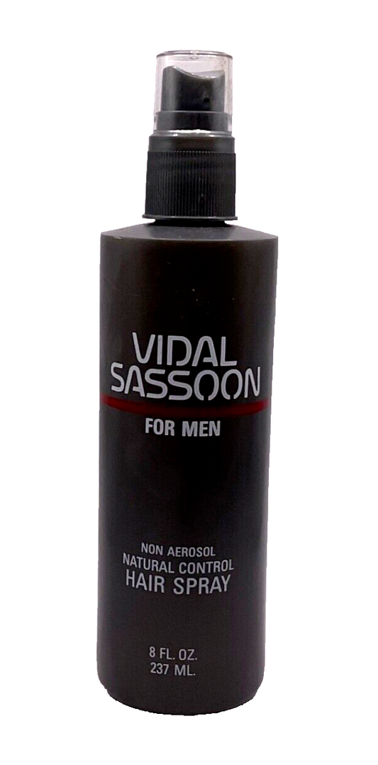 Vidal Sassoon For Men Non Aerosol Natural Control Hair Spray / 8 oz