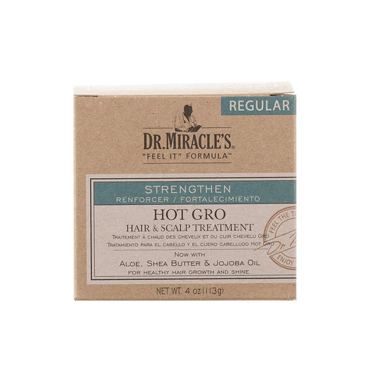 Dr.Miracles Nourish & Strengthen Hot Gro Hair & Scalp Treatment Super /4 oz