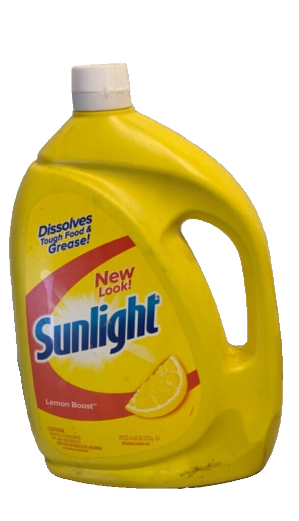 Sunlight Lemon Boost Dishwashing Gel 75 oz *LIQUID