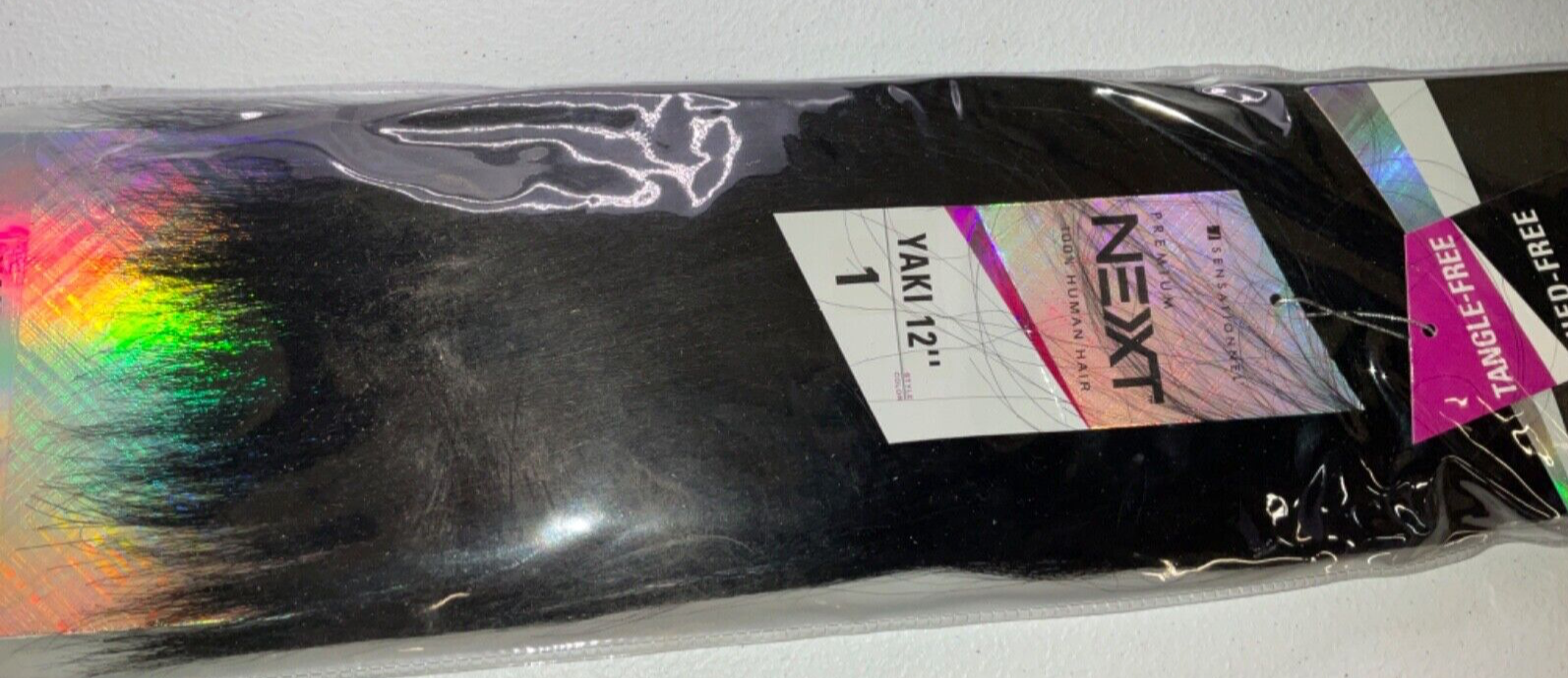 Sensationnel Premium NEXT 100% Human Hair Yaki /Color 1/ (12 inches)