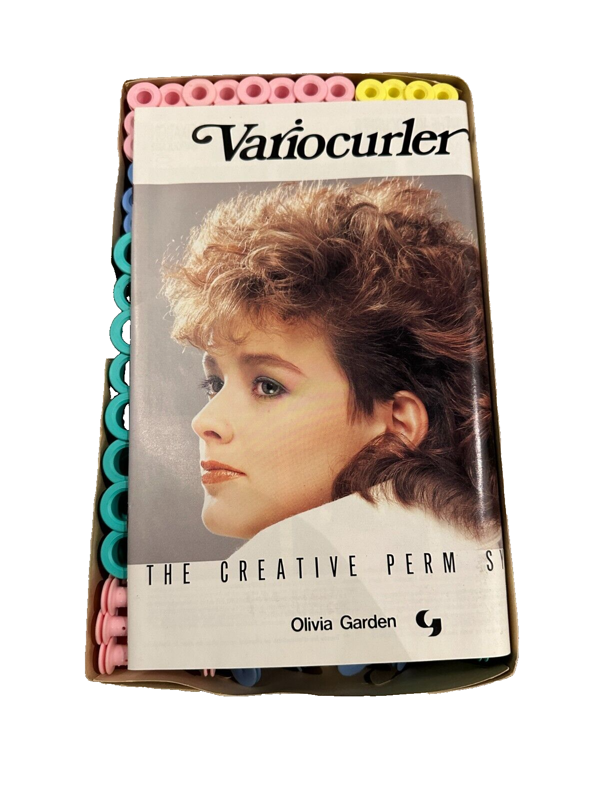 VINTAGE 1980'S OLIVIA GARDEN VARIOCURLER PERM PODS BEAUTY SALON PERM RODS IN BOX