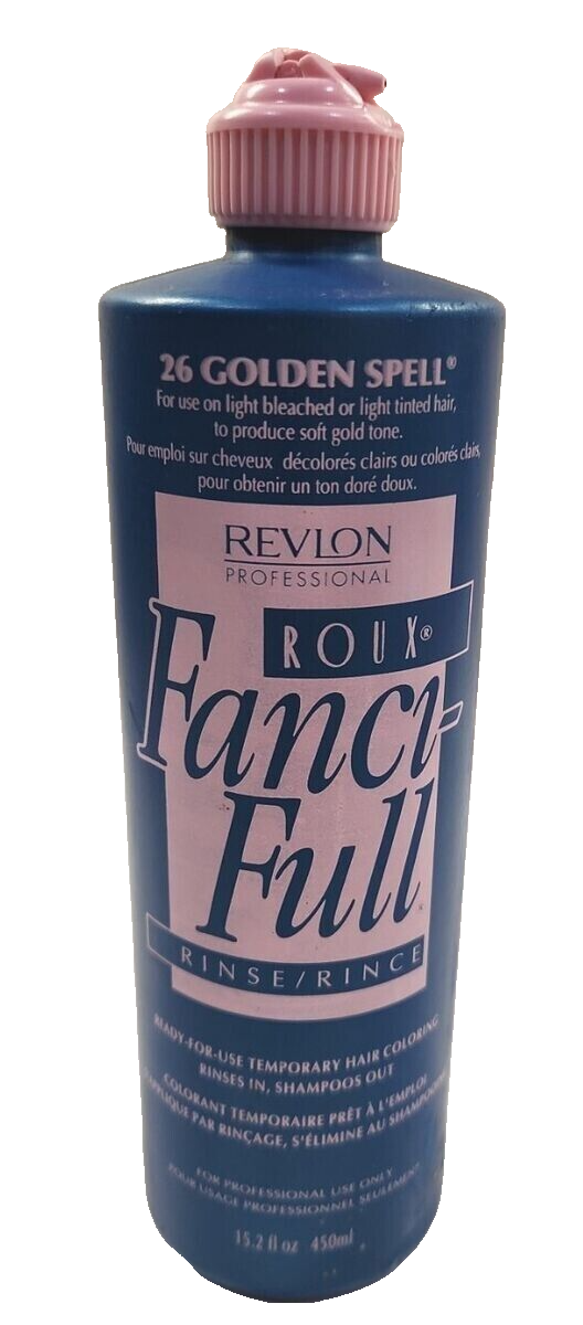 Roux Fanci-Full Rinse Temporary Hair Color Rinse-In 26 Golden Spell 15.2 oz