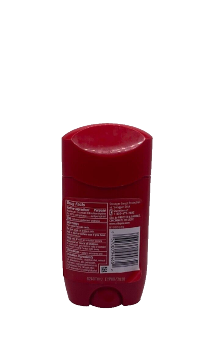Old Spice Stronger Swagger Odor Blocker Extra Stong Deodorant EXP 08/20 / 2.6 oz