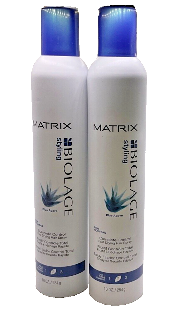 (2 pack) Matrix Biolage Complete Control Fast Drying Hair Spray / 10 oz
