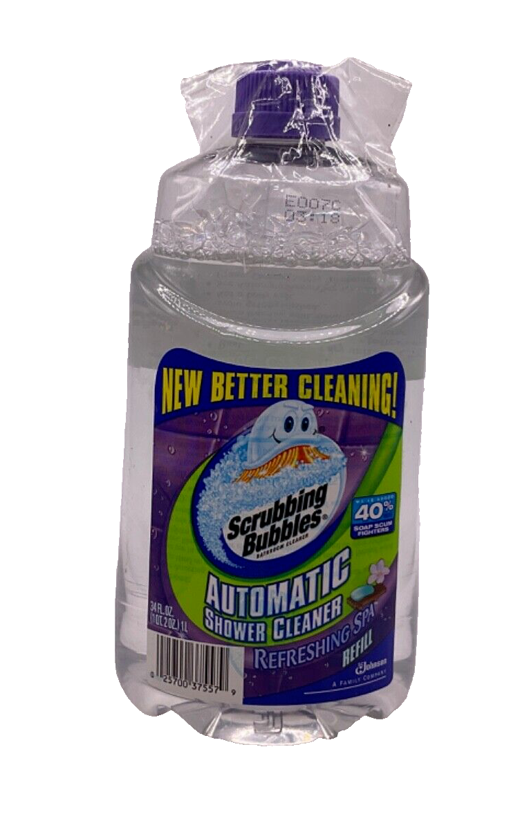 Scrubbing Bubbles Automatic Shower Cleaner Refill Refreshing Spa 34 oz NEW