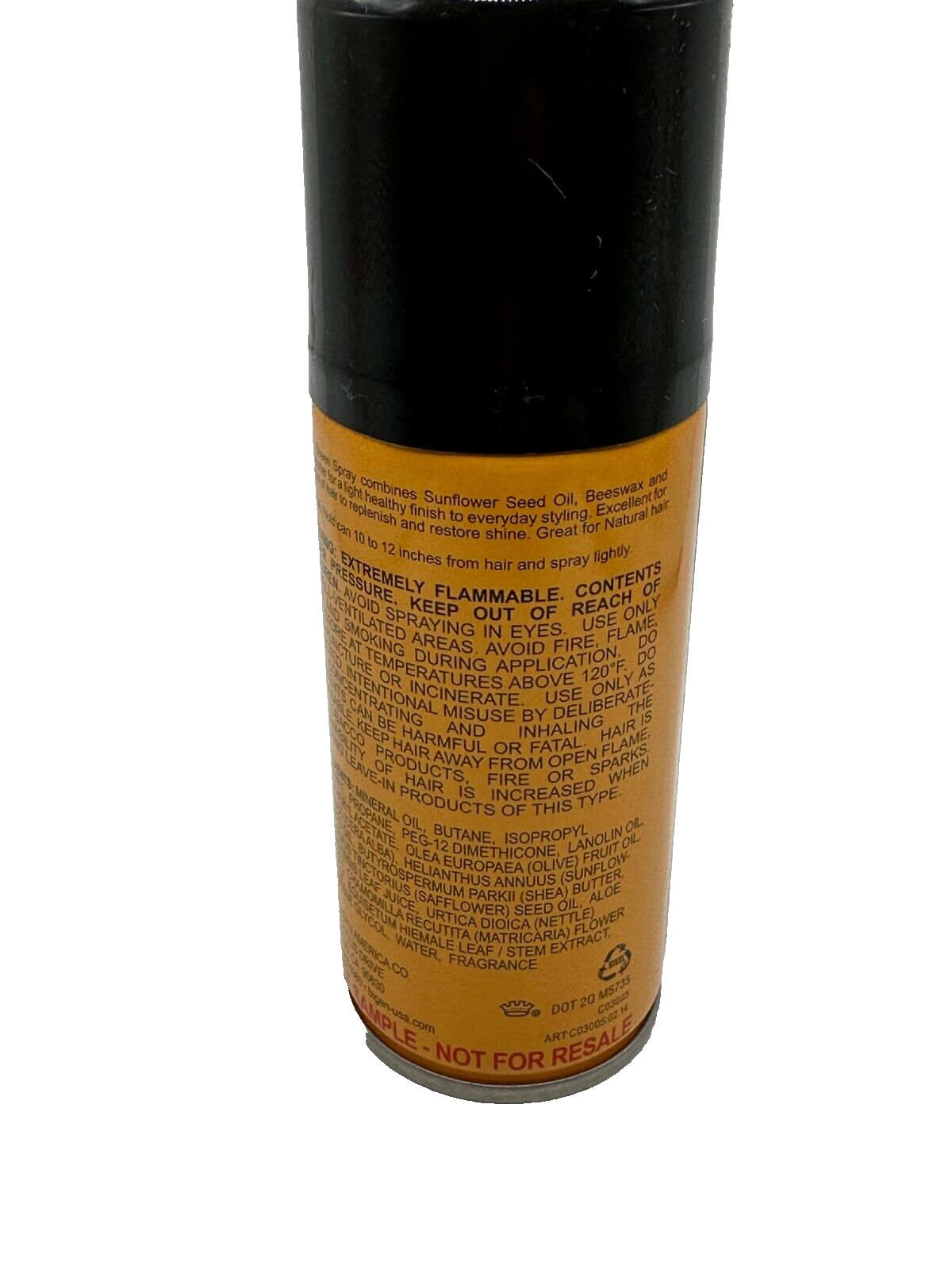Bigen Sheen Spray with Sunflower Oil Beeswax/ Shea Butter 1.75 fl oz