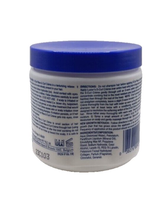 Luster's S Curl Texturizer Wave & Curl Maximum Strength 15oz