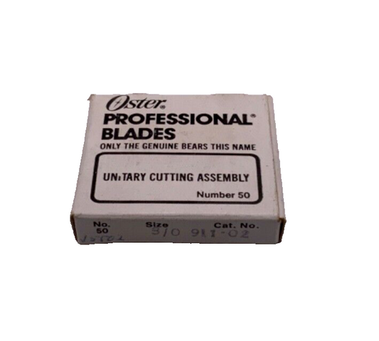 Oster Professional Blades Unitary Cutting Assembly No. 50 Size 3/0 (911-02)