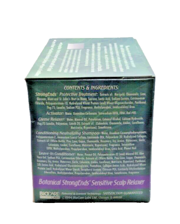 At One Super Botanical StrongEnds Sensitive Scalp Relaxer 1 Application