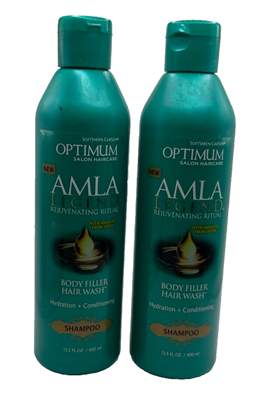 2-Optimum Amla Legend Body Filler Hair Wash Hydration + Condition Shampoo/13.5oz