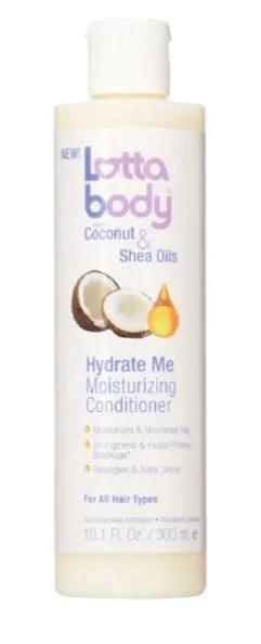 Lotta Body w/Coconut & Shea Oils Hydrate Me Moisturizing Conditioner/10.1 fl oz