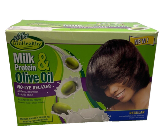 Sofn'Free Milk Protein & Olive Oil No-Lye Relaxer-Regular