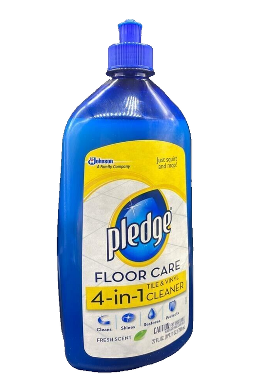 Sc Johnson PLEDGE Floor Care 4 In 1 Tile & Vinyl Cleaner 27 Fl Oz