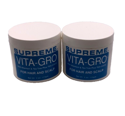 (2 Pack) Supreme Vita-Gro For Hair And Scalp With Tea-Coco, Allantoin 4oz